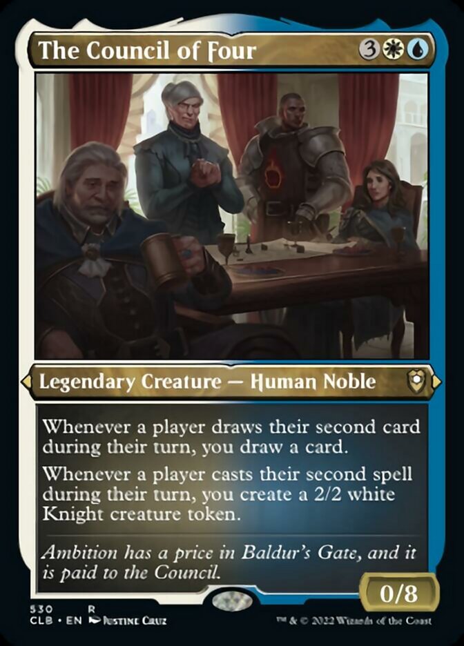 The Council of Four (Foil Etched) (530) [Commander Legends: Battle for Baldur's Gate]