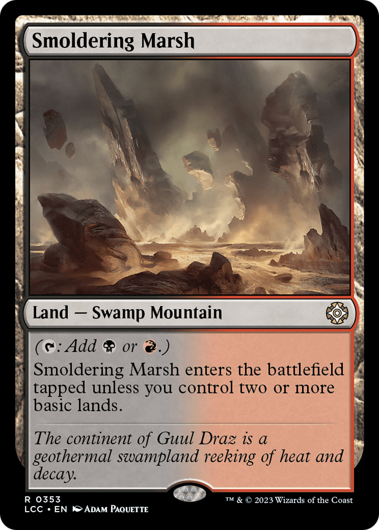 Smoldering Marsh (353) [Commander: The Lost Caverns of Ixalan]