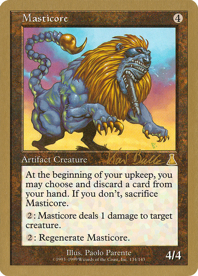 Masticore - 1999 Kai Budde (UDS) [World Championship Decks]