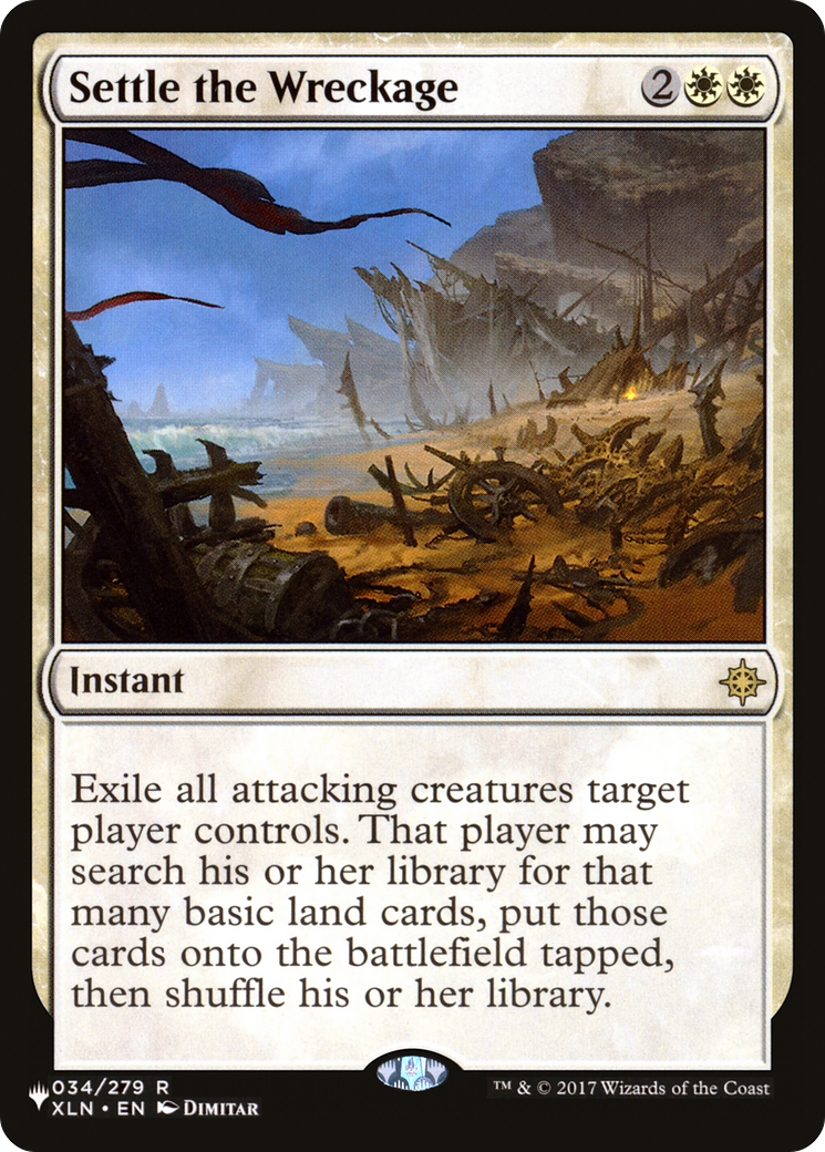 Settle the Wreckage (034/279) [The List Reprints]