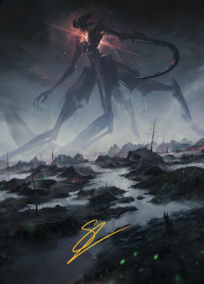 Swamp (50) Art Card (Gold-Stamped Signature) (50) [Art Series: The Brothers' War]