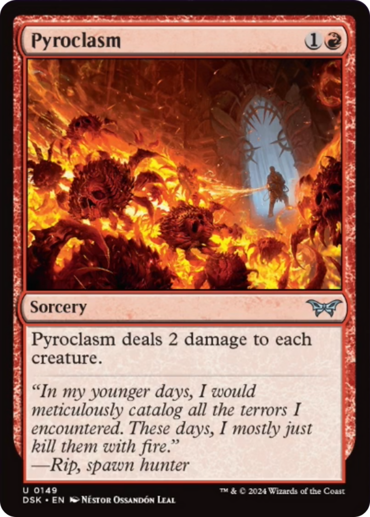 Pyroclasm (149) [Duskmourn: House of Horror]