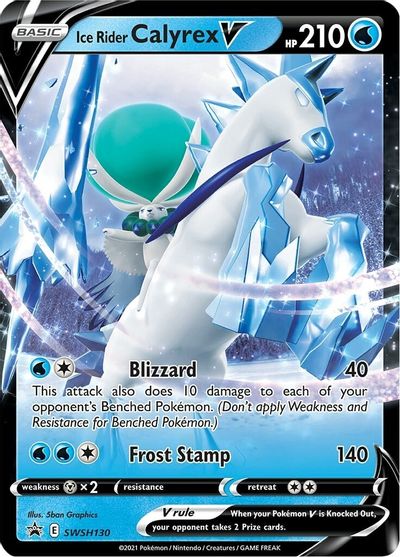 Ice Rider Calyrex V - SWSH130 (SWSH130) [Jumbo Cards]