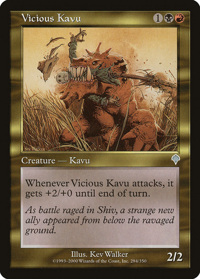 Vicious Kavu (284) [Invasion]