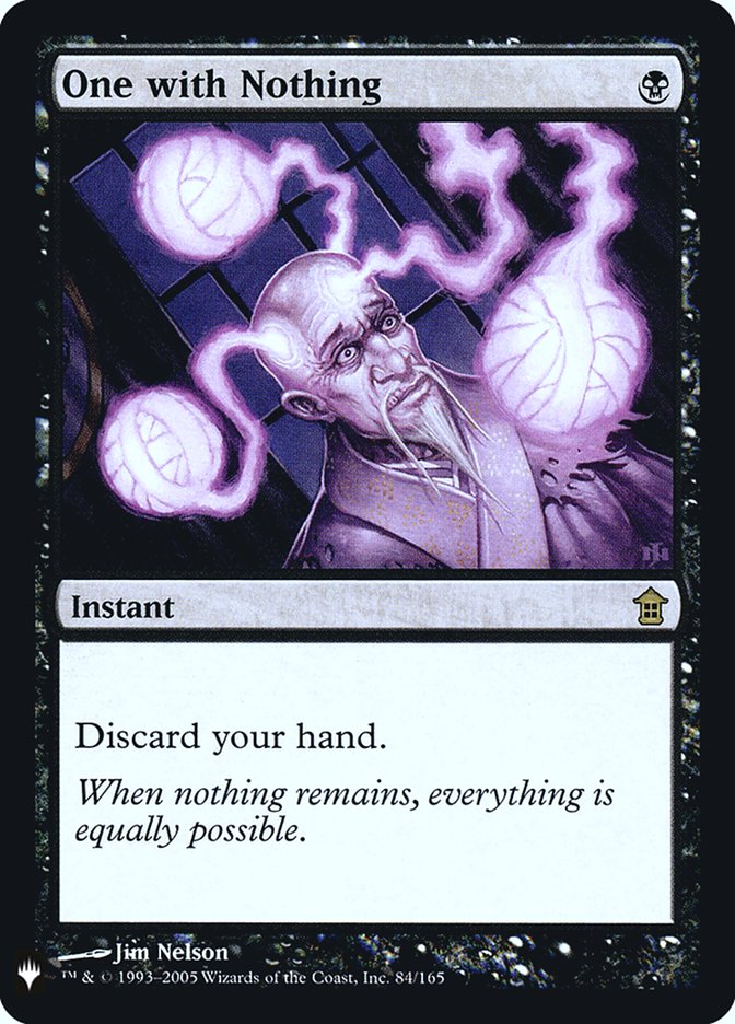One with Nothing (84) [The List Reprints]