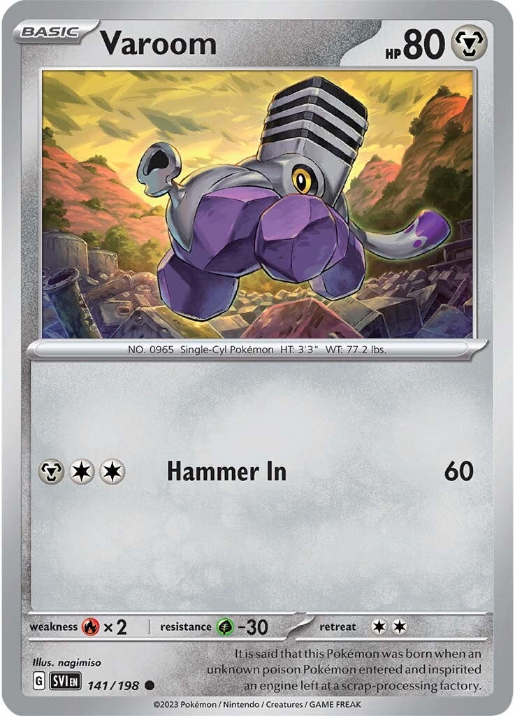 Varoom (141/198) [SV01: Scarlet & Violet Base Set]