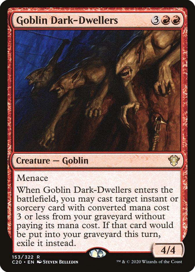 Goblin Dark-Dwellers (153) [Commander 2020]