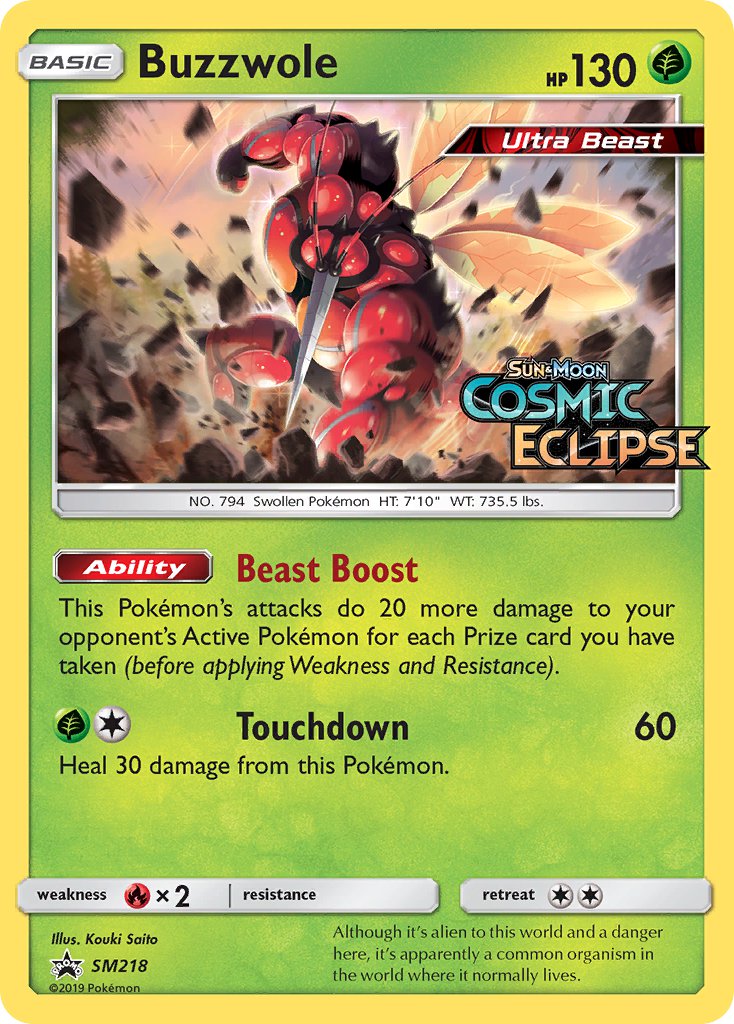 Buzzwole - SM218 (Prerelease) (SM218) [SM Promos]