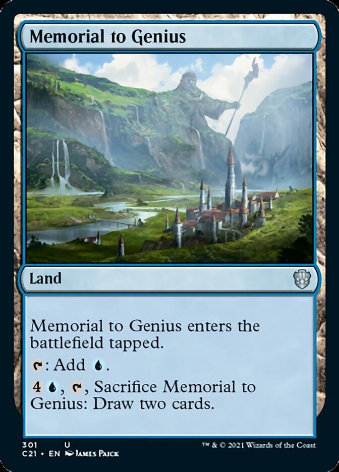 Memorial to Genius (301) [Commander 2021]