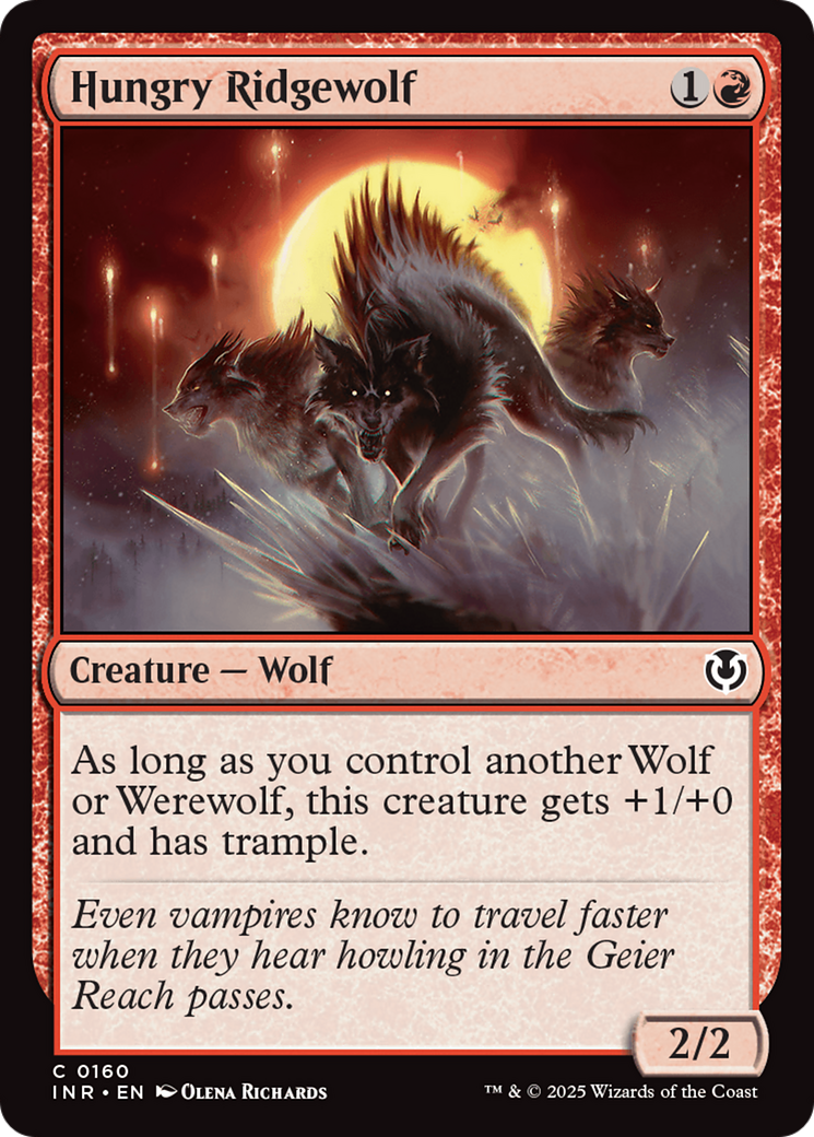 Hungry Ridgewolf (160) [Innistrad Remastered]