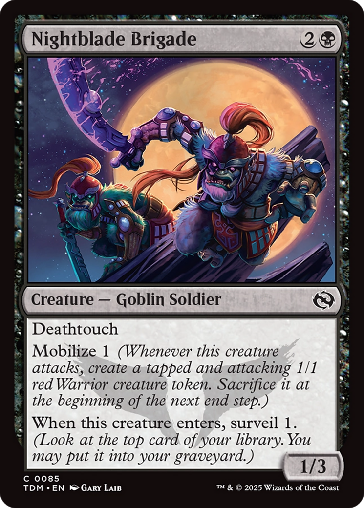 Nightblade Brigade (85) [Tarkir: Dragonstorm]