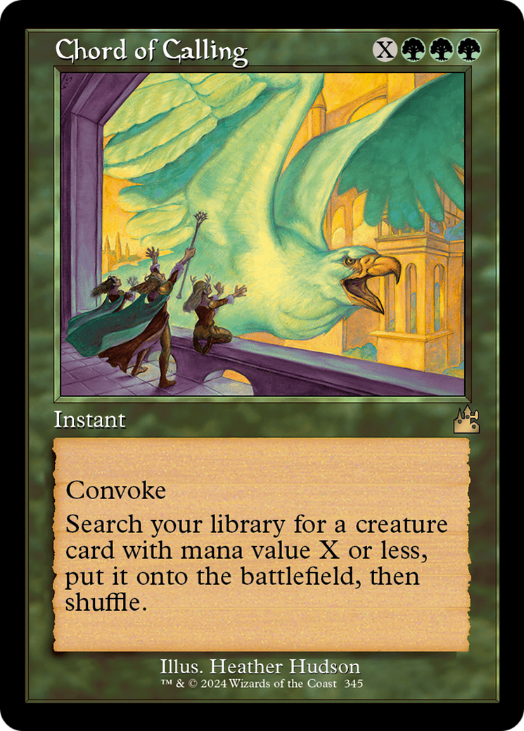 Chord of Calling (Retro Frame) (345) [Ravnica Remastered]