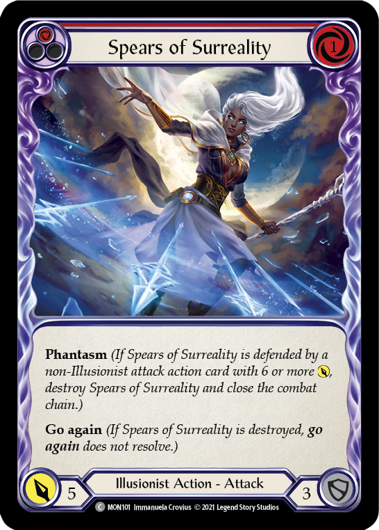 Spears of Surreality (Red) (MON101) [Monarch]