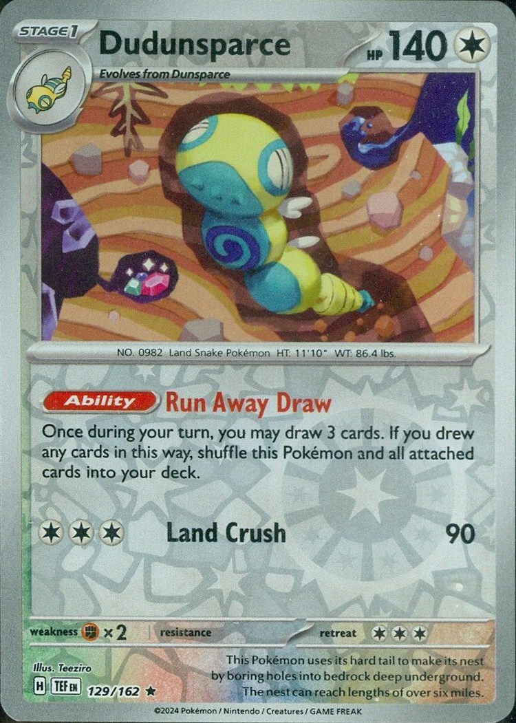 Dudunsparce (129/162) [SV05: Temporal Forces]