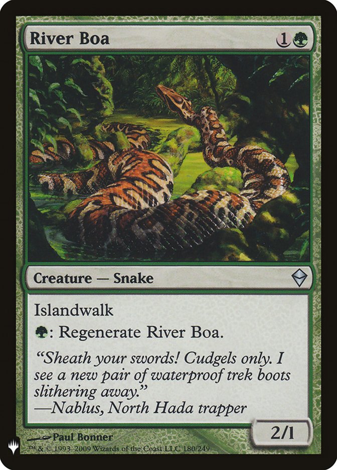 River Boa (180) [The List Reprints]