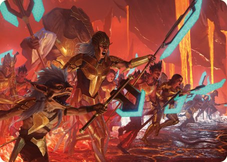 Roar of Resistance Art Card (34) [Art Series: Phyrexia: All Will Be One]