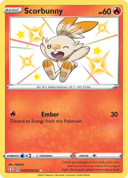 Scorbunny (SV015/SV122) [Sword & Shield: Shining Fates]