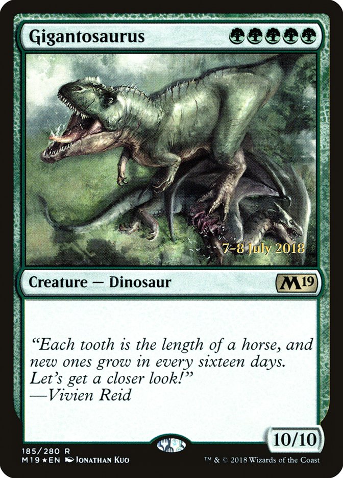Gigantosaurus (185) [Prerelease Cards]