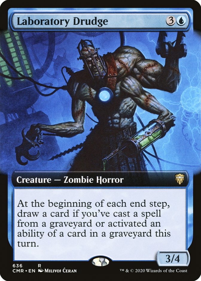 Laboratory Drudge (Extended Art) (636) [Commander Legends]