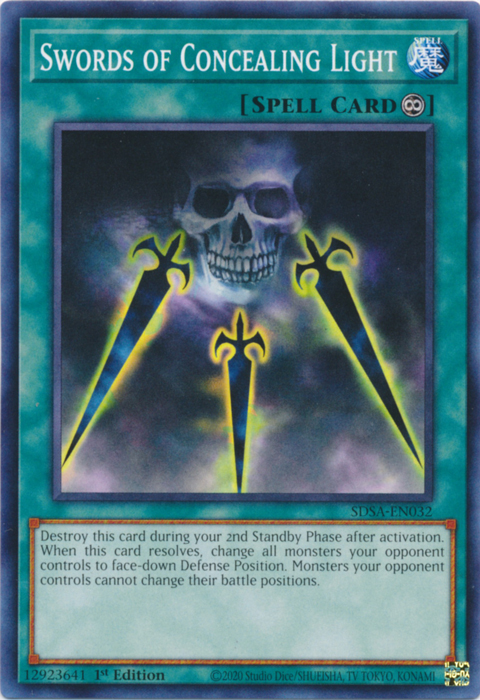 Swords of Concealing Light (SDSA-EN032) [Structure Deck: Sacred Beasts]