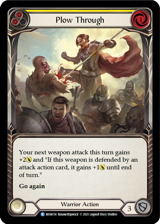 Plow Through (Yellow) (MON114) [Monarch]