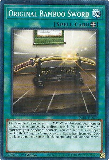 Original Bamboo Sword (DABL-EN070) [Darkwing Blast]