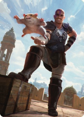 Minsc & Boo, Timeless Heroes Art Card (72/81) (72) [Art Series: Commander Legends: Battle for Baldur's Gate]
