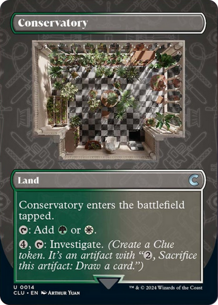Conservatory (Borderless) (14) [Ravnica: Clue Edition]