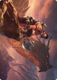 Dragonkin Berserker Art Card (32) [Art Series: Kaldheim]