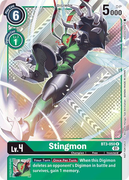 Stingmon - BT3-050 (Official Tournament Pack Vol.4) (BT3-050 R) [Release Special Booster 1.0]