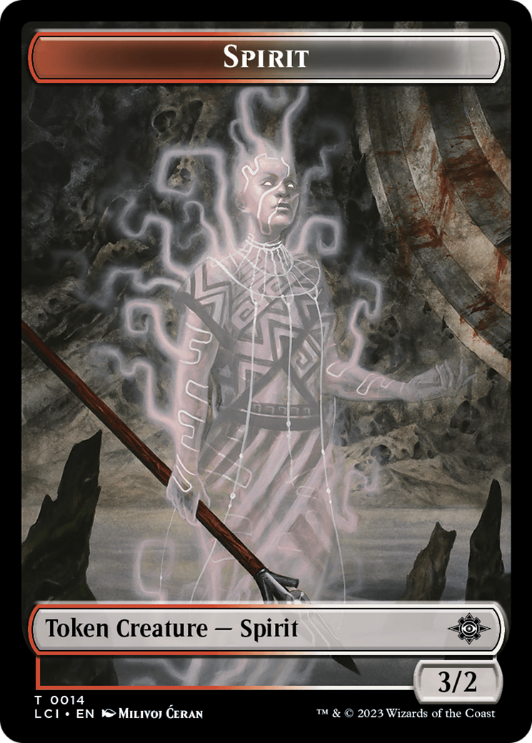 Spirit Token (14) [The Lost Caverns of Ixalan]