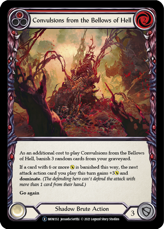 Convulsions from the Bellows of Hell (Red) (MON132) [Monarch]