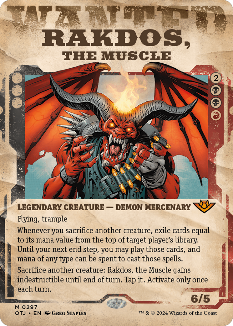 Rakdos, the Muscle (Showcase) (297) [Outlaws of Thunder Junction]