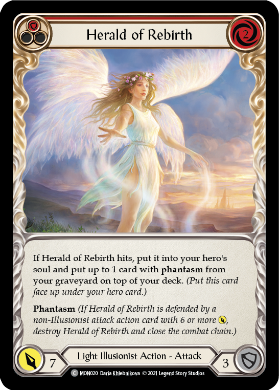 Herald of Rebirth (Red) (MON020) [Monarch]