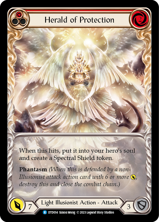 Herald of Protection (Red) (DTD014) [Dusk till Dawn]