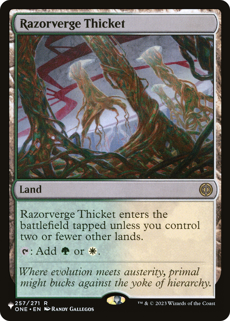 Razorverge Thicket (257/271) [The List Reprints]