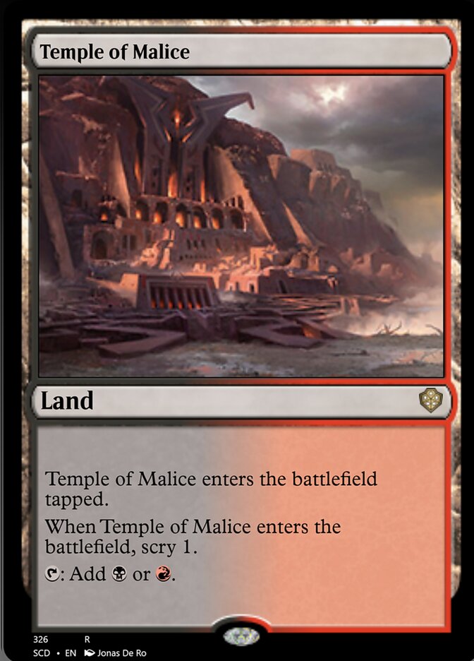 Temple of Malice (326) [Starter Commander Decks]