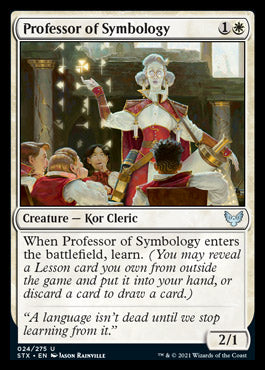 Professor of Symbology (24) [Strixhaven: School of Mages]