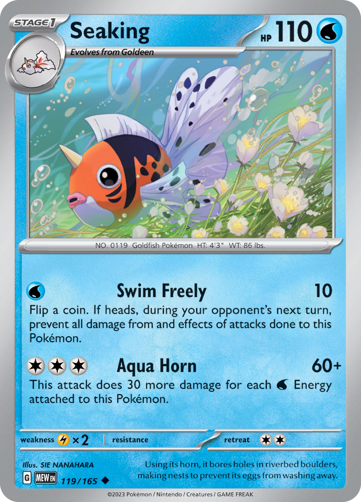Seaking (119/165) [SV: Scarlet & Violet 151]