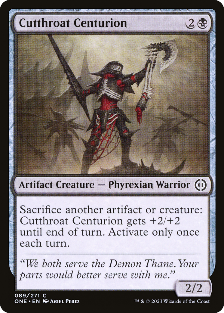 Cutthroat Centurion (89) [Phyrexia: All Will Be One]