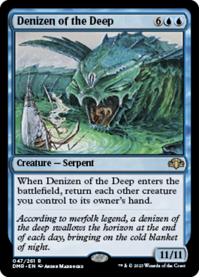 Denizen of the Deep (47) [Dominaria Remastered]