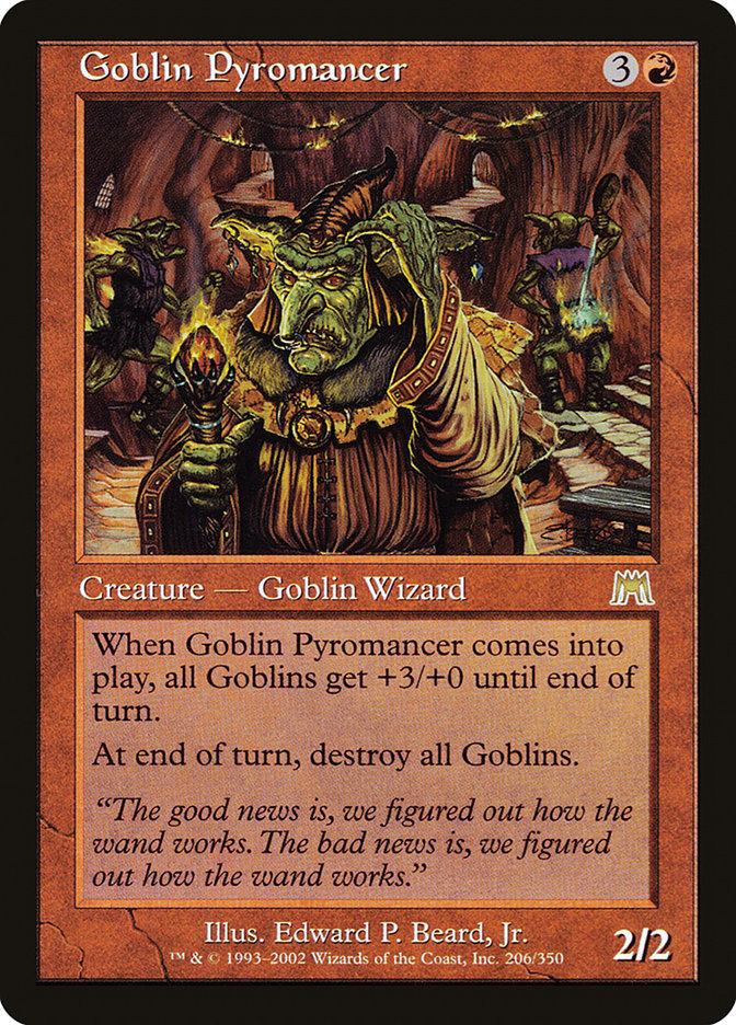 Goblin Pyromancer (206) [Onslaught]