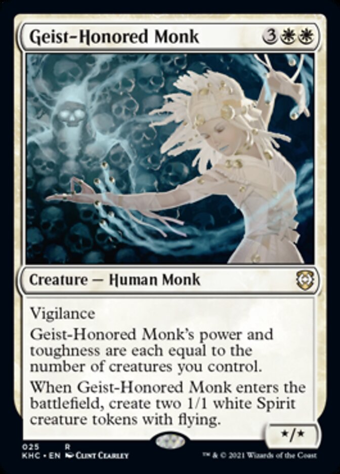 Geist-Honored Monk (25) [Commander: Kaldheim]