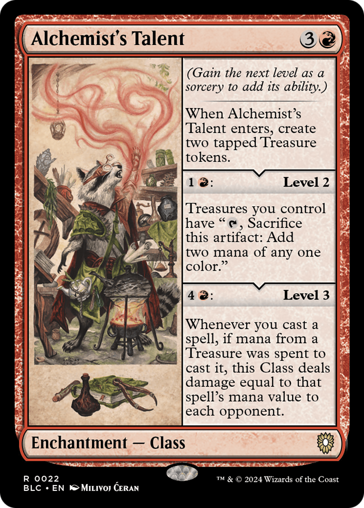 Alchemist's Talent (22) [Commander: Bloomburrow]