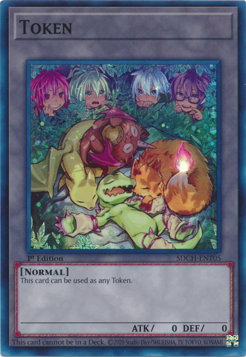 Token: Charmers and their Familiars (SDCH-ENT05) [Structure Deck: Spirit Charmers]