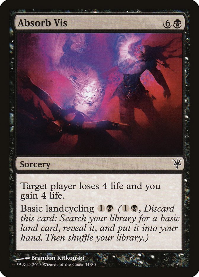 Absorb Vis (31) [Duel Decks: Sorin vs. Tibalt]