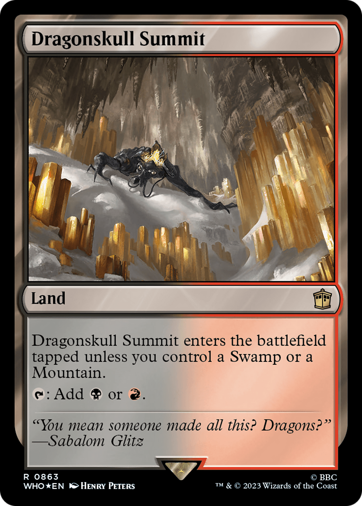 Dragonskull Summit (Surge Foil) (863) [Universes Beyond: Doctor Who]