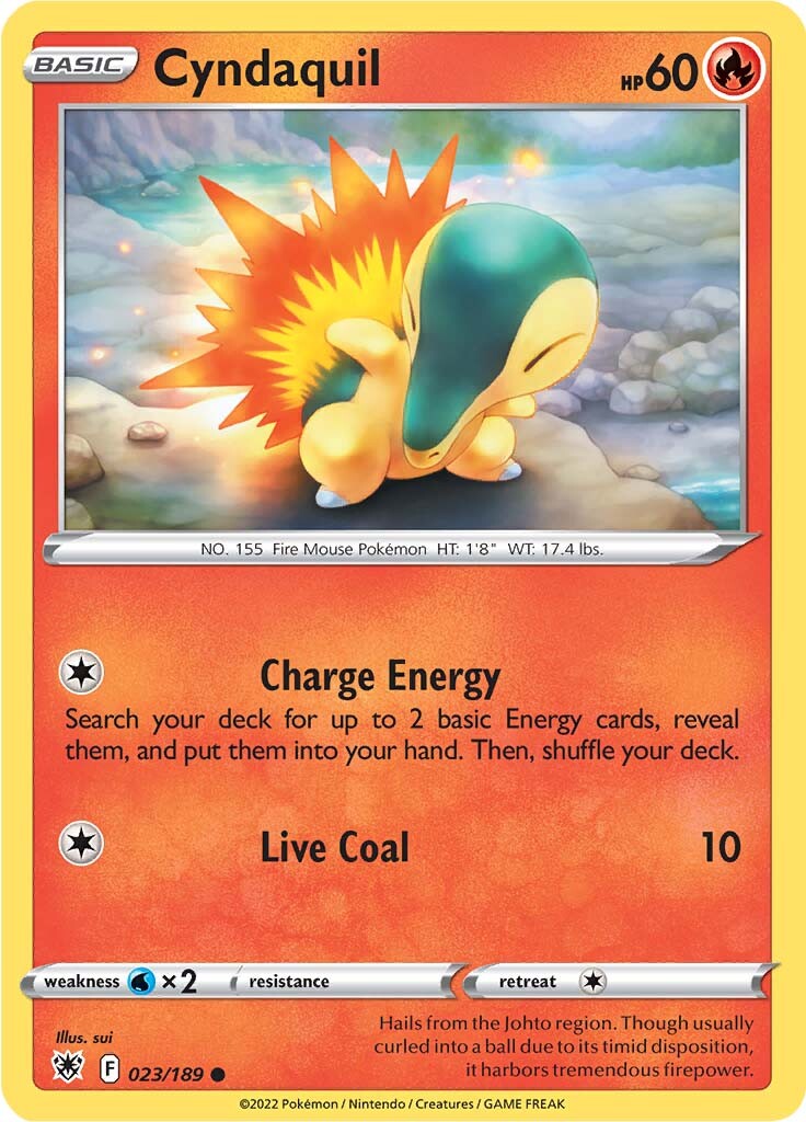 Cyndaquil (023/189) [SWSH10: Astral Radiance]