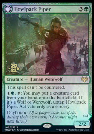 Howlpack Piper (205) [Prerelease Cards]