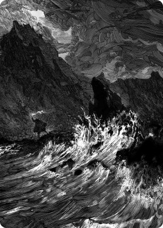 Island Art Card (78) [Art Series: Innistrad: Midnight Hunt]